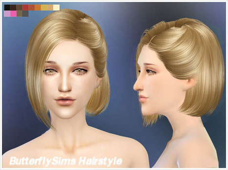 Sims 4 - Hairstyle100 << Butterfly Sims | Les Sims | Scoop.it