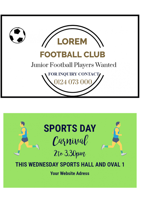 Custom Sports poster Print &ndash; Personalised Wall Decor for Fans of Football, Rugby, or Cricket! | Creative Signage & Innovative Printing Trends | Scoop.it