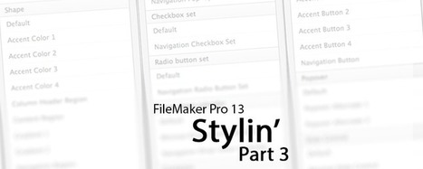 FileMaker Pro 13 - Stylin' Part 3 - The Scarpetta Group, Inc. | Learning Claris FileMaker | Scoop.it