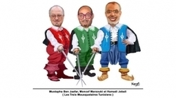 Caricature Tunisie: les trois nouveaux mousquetaires Tunisiens&hellip; | Dessins de Presse | Scoop.it