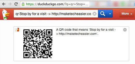 How to Create QR Codes on DuckDuckGo | Time to Learn | Scoop.it