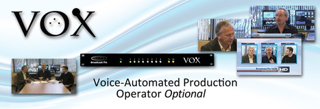 Broadcast Pix unveils VOX voice-automated video production | Video Breakthroughs | Scoop.it