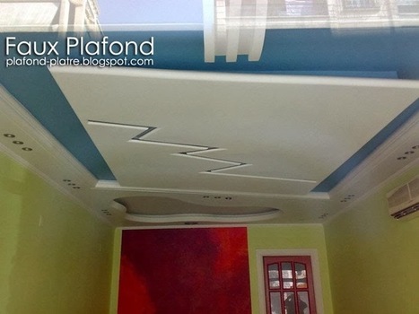 Faux Plafond Platre 2014 Decoration Et D