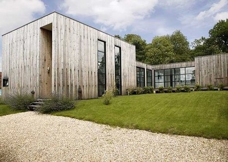 [inspiration] Maison contemporaine à ossature bois - Maison Coste | Build Green, pour un habitat écologique | Scoop.it