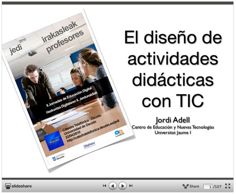 Crea y aprende con Laura: "El diseño de actividades didácticas con TIC" de Jordi Adell | Las TIC y la Educación | Scoop.it