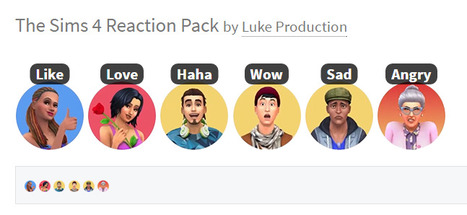 The Sims 4: Facebook Custom Reactions Plugin For Chrome and Firefox << Sims Community | Les Sims | Scoop.it