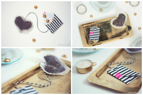 DIY Heart Tea Bags + Envelope | 1001 Recycling Ideas ! | Scoop.it