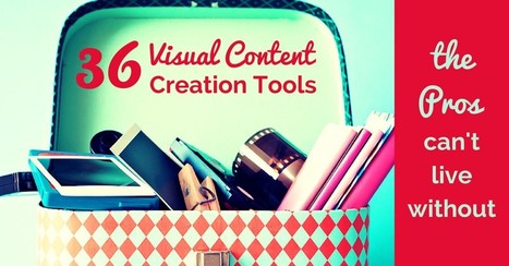 36 Visual Content Creation Tools the Pros Can't Live Without - Socially Sorted | digital marketing strategy | Scoop.it
