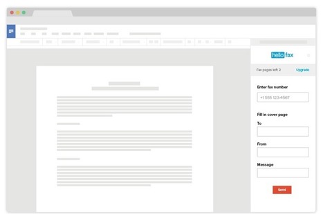 HelloFax for Google Docs | Time to Learn | Scoop.it