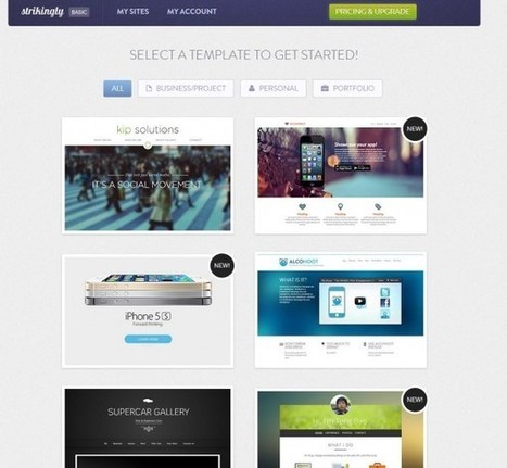strikingly – crea un sitio elegante, compatible con móviles, en pocos minutos | TIC & Educación | Scoop.it