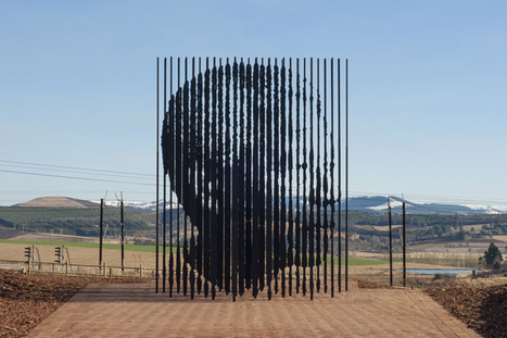 50 lames d’acier géantes forment le portrait de Nelson Mandela | Epic pics | Scoop.it