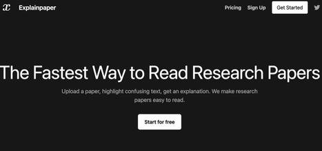 Explainpaper. Comprendre des articles de recherche complexes grâce à l’IA | Ressources Community Manager | Scoop.it