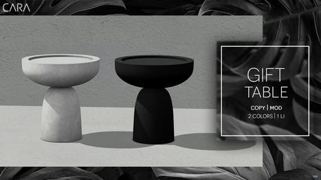 Gift Table January 2023 Gift by CARA | Teleport Hub - Second Life Freebies | Second Life Freebies | Scoop.it