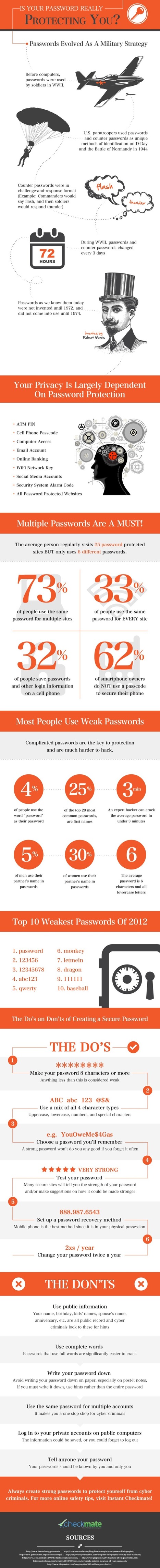 Is Your Password Really Protecting You? [INFOGRAPHIC] | 21st Century Learning and Teaching | Scoop.it