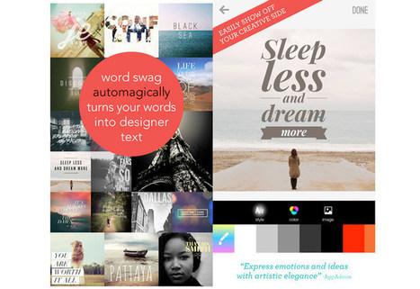 Ten best mobile apps to create typography easily | Creative teaching and learning | Scoop.it
