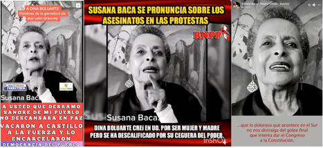 .@whuacasi ::: #SUSANA_BACA a #Dina_BOLUARTE: &ldquo;En usted y sus ministros est&aacute;n estos #CR&Iacute;MENES de #lesa_humanidad&rdquo;, por Wilber Huacasi Huam&aacute;n, en @etniaspe. &ndash; | actions de concertation citoyenne | Scoop.it