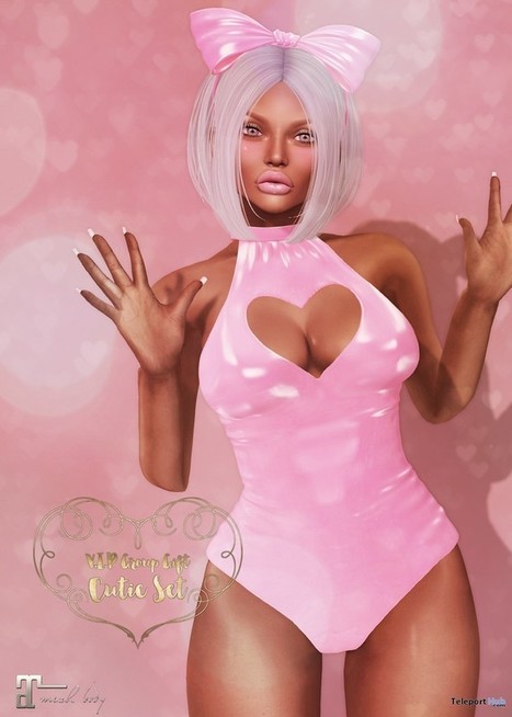 Cutie Body Suit And Bow Fat Pack Group Gift by Pink Hustler | Teleport Hub - Second Life Freebies | Second Life Freebies | Scoop.it