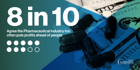 According to Edelman, 80% of People Think #Pharma Puts Profits Ahead of People | Pharma: Trends and Uses Of Mobile Apps and Digital Marketing | Scoop.it