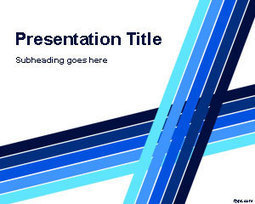 Blue Lines Professional PowerPoint Template | Free Powerpoint Templates | Free Templates for Business (PowerPoint, Keynote, Excel, Word, etc.) | Scoop.it