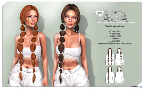 Jina Hair Pro Pack June 2021 Group Gift by FAGA | Teleport Hub - Second Life Freebies | Second Life Freebies | Scoop.it