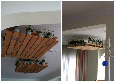 Pallet As Lights On The Ceiling | 1001 Pallets ideas ! | Scoop.it