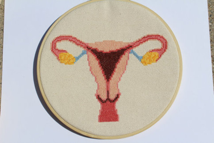 Uterus Cross Stitch Pattern | Sex Positive | Scoop.it