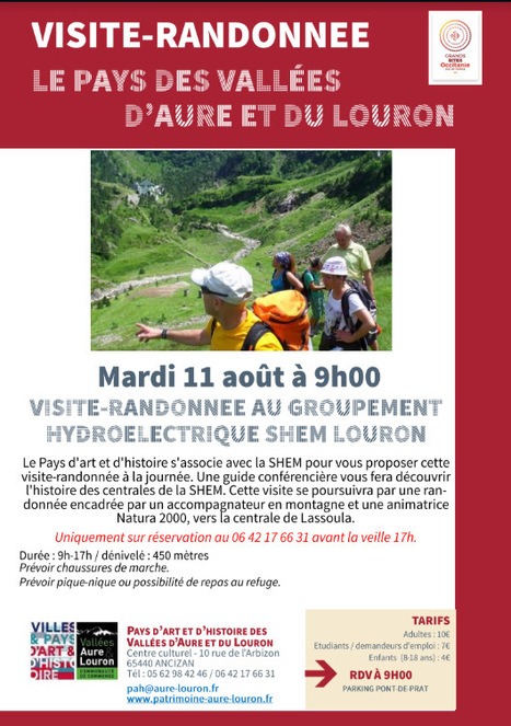 Visite du groupement hydroélectrique SHEM Louron le 11 août | Vallées d'Aure & Louron - Pyrénées | Scoop.it