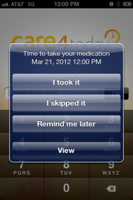 Janssen launches Care4Today mobile medication reminder system | mobihealthnews | Digitized Health | Scoop.it