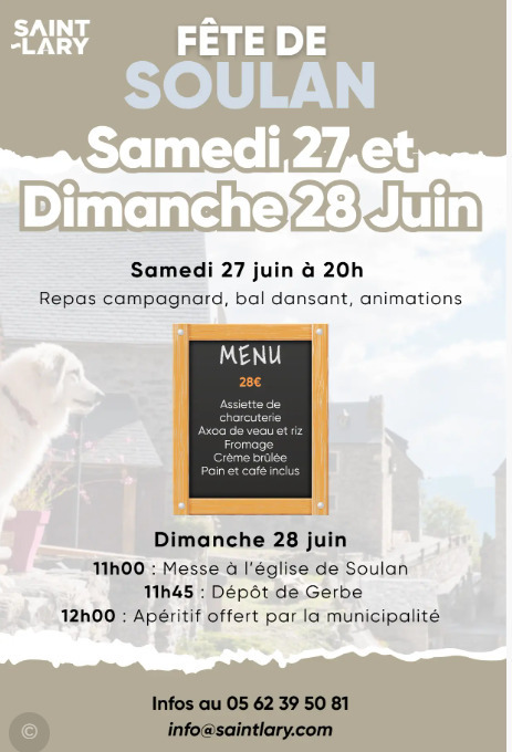 F&ecirc;te de Soulan les 27 et 28 juin | Vall&eacute;es d'Aure & Louron - Pyr&eacute;n&eacute;es | Scoop.it