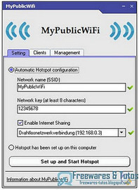 MyPublicWiFi : un logiciel gratuit pour transformer votre PC en un point d'accès WiFi | Le Top des Applications Web et Logiciels Gratuits | Scoop.it