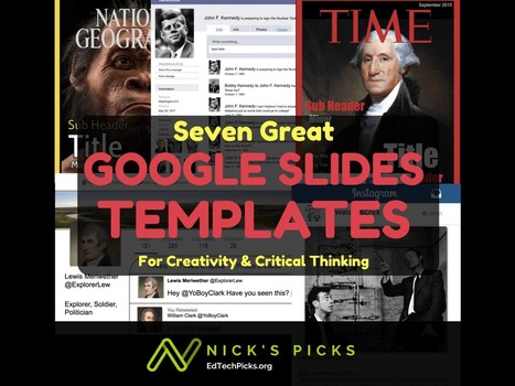 Seven Great Google Slides Templates for Creativity & Critical Thinking via NIck Lafave | Into the Driver's Seat | Scoop.it