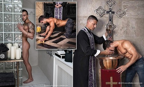 Romanian Orthodox 'priests' strip off for gay calendar they say will bring 'hope, joy and comfort' | PinkieB.com | LGBTQ+ Life | Scoop.it