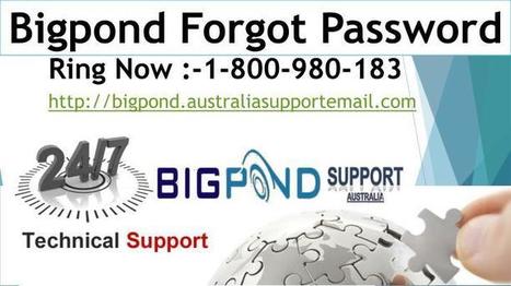 Acquire Help For Bigpond Forgot Password Issue