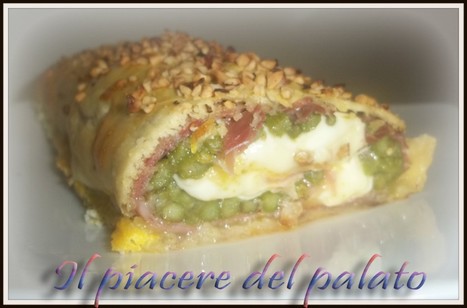 Rotolo sfizioso con crudo,brie e asparagine | il piacere del palato | La Cucina Italiana - De Italiaanse Keuken - The Italian Kitchen | Scoop.it