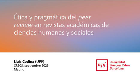 Ética y pragmática del peer review en revistas académicas | Salud Publica | Scoop.it