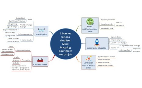 5 bonnes raisons d'utiliser Mind Mapping pour gérer vos projets mind map | Cartes mentales | Scoop.it