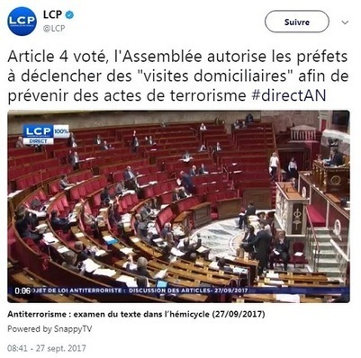 France: les députés approuvent la saisie de matériel informatique et la copie de données d'un suspect, dans le cadre de la lutte contre le terrorisme | 16s3d: Bestioles, opinions & pétitions | Scoop.it
