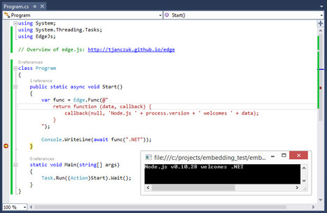 Edge.js - RUN NODE.JS AND .NET IN-PROCESS | JavaScript for Line of Business Applications | Scoop.it