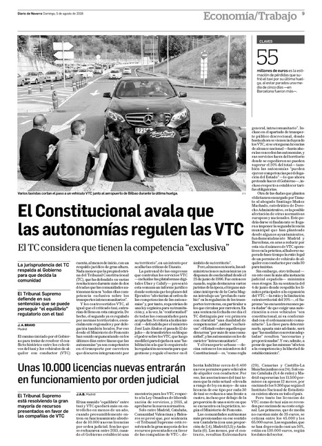 El Constitucional avala que las autonomías regulen las VTC | Ordenación del Territorio | Scoop.it