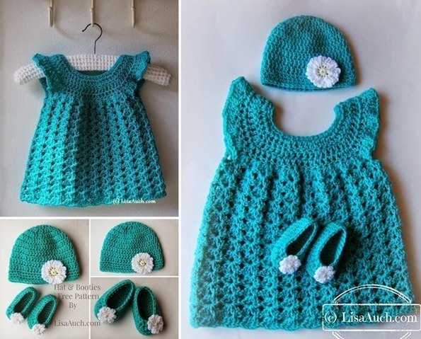 16 Free Crochet Patterns for Baby Gift Sets S...
