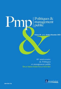 Politiques et Management Public&nbsp;: Vol.39 n°4 (2022) | 