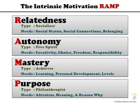 The Intrinsic Motivation RAMP | Management - Leadership | Scoop.it