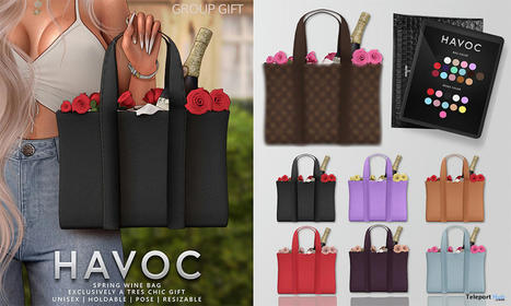 Spring Wine Bag Tres Chic Event March 2024 Group Gift by Havoc | Teleport Hub - Second Life Freebies | Second Life Freebies | Scoop.it
