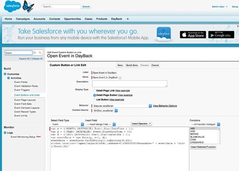 Add DayBack Buttons to Your Salesforce Layouts - DayBack Knowledge Base | Claris FileMaker Love | Scoop.it