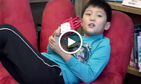 Un lycéen réalise une main imprimée en 3D pour l’offrir à un petit garçon handicapé de 9 ans | Ces infos qui nous font du bien | Scoop.it