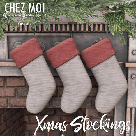 Xmas Stockings November 2025 Group Gift by Chez Moi Furniture | Teleport Hub - Second Life Freebies | Second Life Freebies | Scoop.it