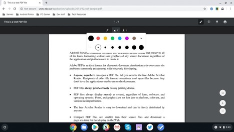 Chrome OS Gets Native PDF Annotation via Dinsan Francis | Android and iPad apps for language teachers | Scoop.it