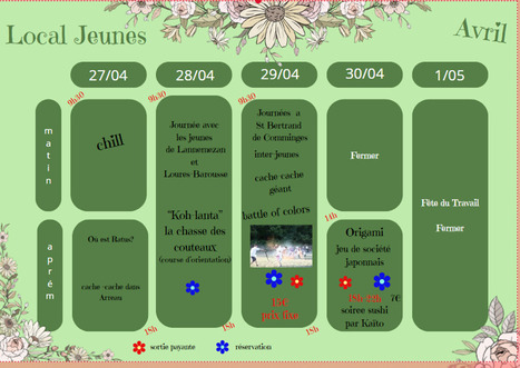 Programme du Local Jeune d'Arreau pour les vacances de printemps 2026 | Vall&eacute;es d'Aure & Louron - Pyr&eacute;n&eacute;es | Scoop.it