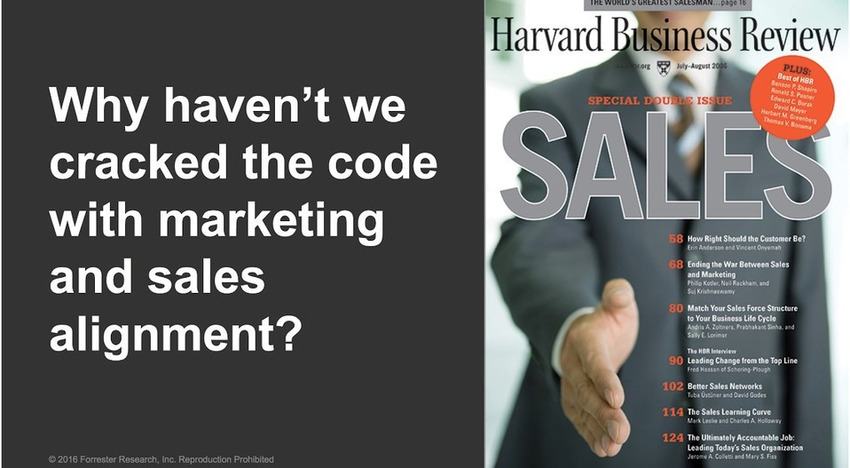 B2B Buyers Make The Case For Better Marketing And Sales Alignment - Forrester | The MarTech Digest | Scoop.it