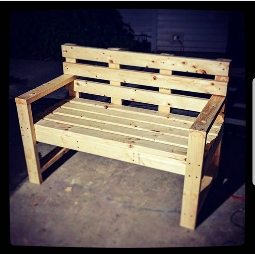 Diy 2 4 Outdoor Bench With Backrest Myo